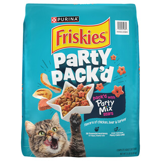 Friskies Party Pack'd Dry Cat Food