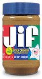 Jif® Extra Crunchy Peanut Butter