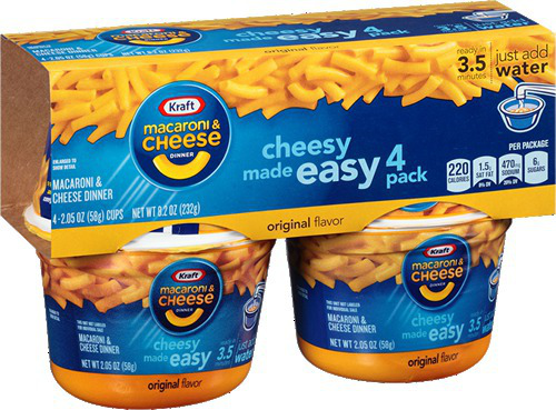 KRAFT Macaroni & Cheese Dinner - 4 Pack