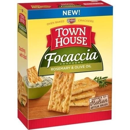 NEW Town House Focaccia Crackers - Rosemary & Olive Oil