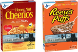 Honey Nut Cheerios and Reese's Puffs Cereal