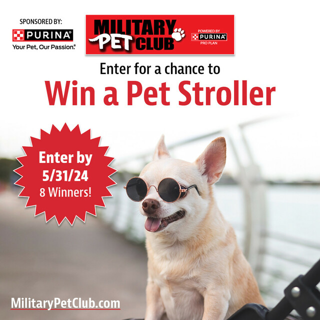 Enter for a Chance to Win a Pet Stroller