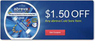Save $1.50 on Abreva