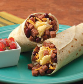 Spicy Sausage and Egg Wrap