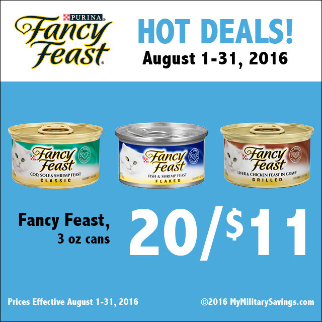 Save on Cans of Fancy Feast