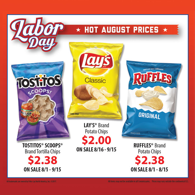 Great Commissary Savings From Frito-Lay_