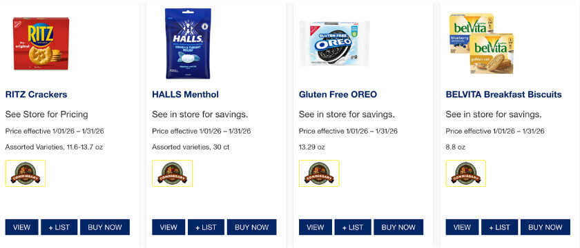 Save Today on Nabisco Products!