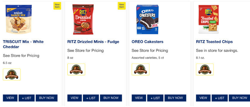 Save Today on Nabisco Products!