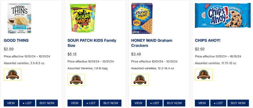 Save Today on Nabisco Products!