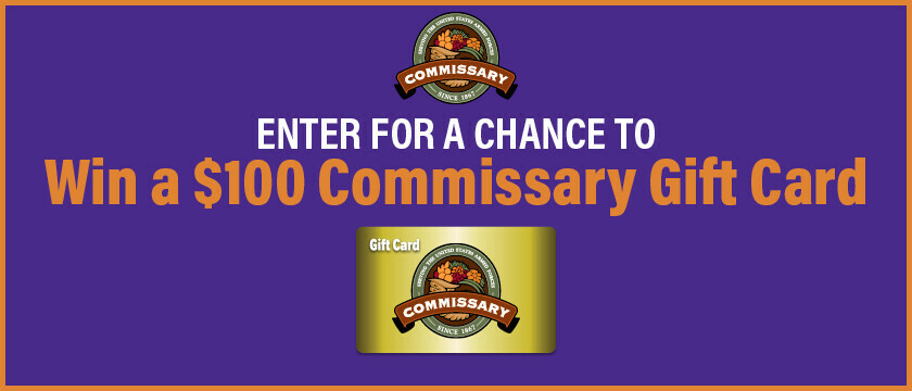 $100 Commissary Gift Card Sweepstakes