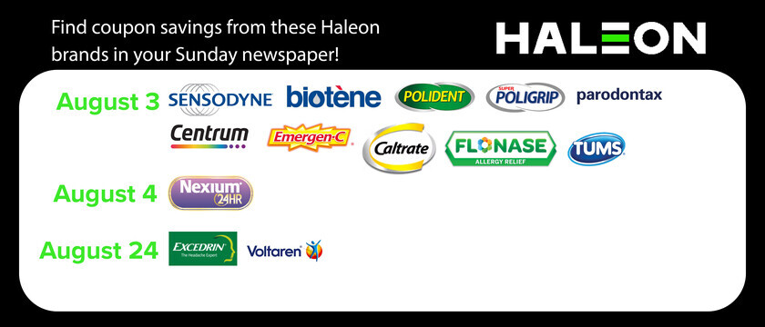 Coupon Savings From Your Favorite Haleon Brands!