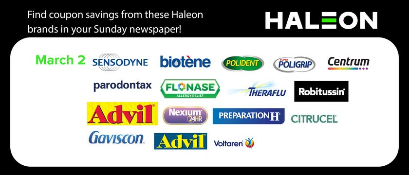 Coupon Savings From Your Favorite Haleon Brands!