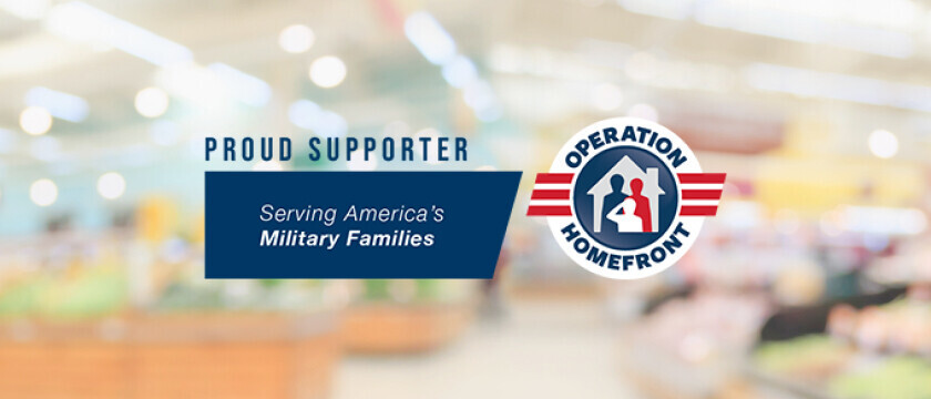 Proud to Support Operation Homefront