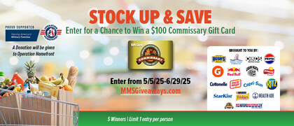 Stock Up & Save