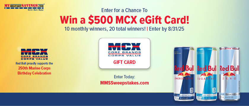 $500 MCX EGIFT Card Giveaway