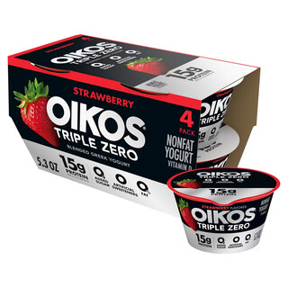 OIKOS® Triple Zero Strawberry Greek Yogurt 4-pk