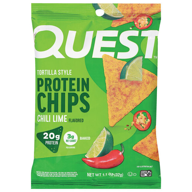 Quest Tortilla Style Chili Lime Flavored Protein Chips