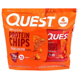 Quest Tortilla Style Nacho Cheese Flavored Protein Chips