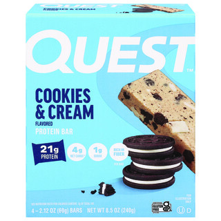 Quest Cookies & Cream Flavored Protein Bar