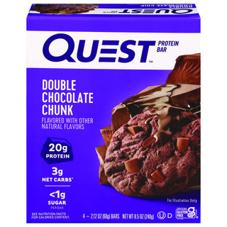 Quest Double Chocolate Chunk Flavored Protein Bar