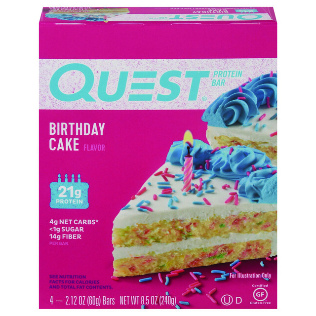 Quest Birthday Cake Flavored Protein Bar