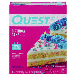 Quest Birthday Cake Flavored Protein Bar