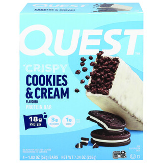 Quest Crispy Cookies & Cream Flavored Protein Bar
