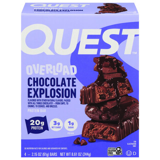 Quest Overload Chocolate Explosion Protein Bar