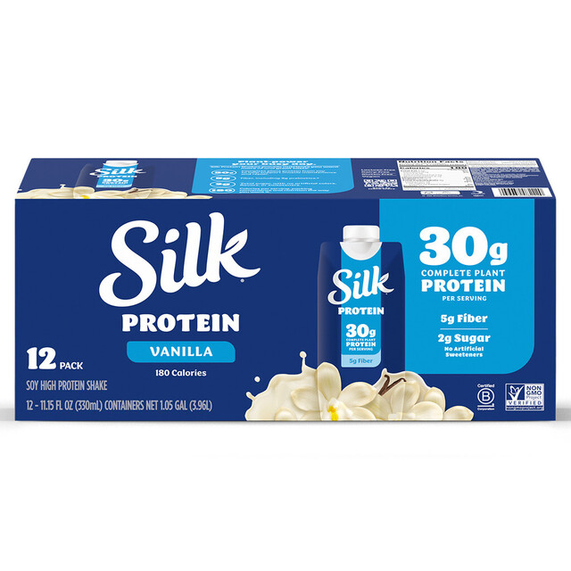 Silk® Protein Shakes Vanilla 12-pk
