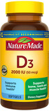 	Nature Made Vitamin D3 2000 IU (50 mcg)