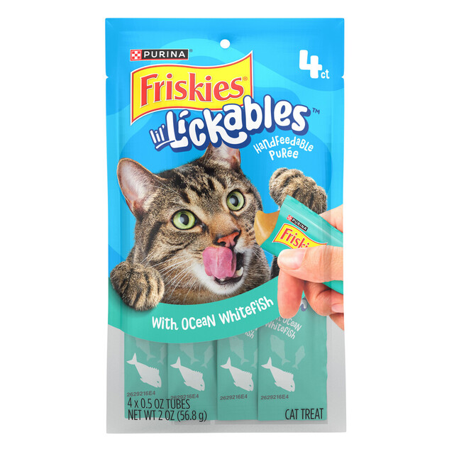 Friskies lil' Lickables with Ocean Whitefish Cat Treats