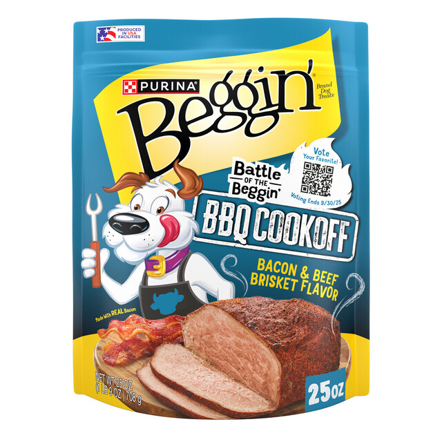 Purina Beggin’ Strips Bacon and Beef Brisket Flavor