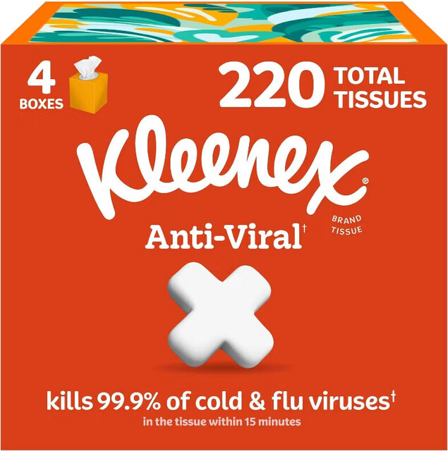 Kleenex Anti-Viral Facial Tissues