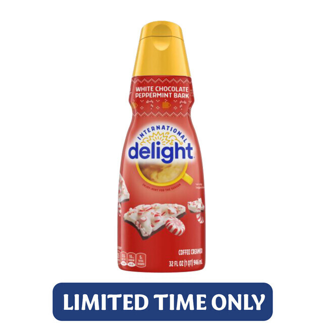 International Delight® White Chocolate Peppermint Bark Coffee Creamer