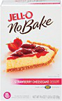 JELL-O No Bake Strawberry Topped Cheesecake