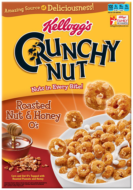 Crunchy Nut Roasted O's Cereal