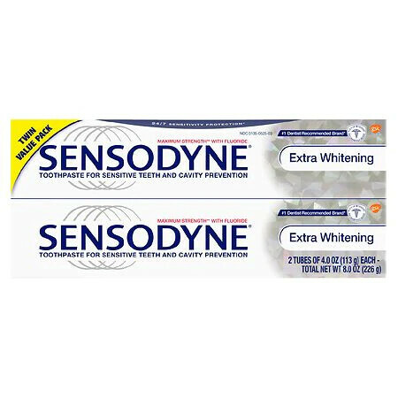 Sensodyne Extra Whitening Twin Pack