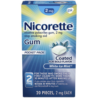 Nicorette White Ice Nicotine Gum