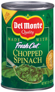 Del Monte Fresh Cut Chopped Spinach