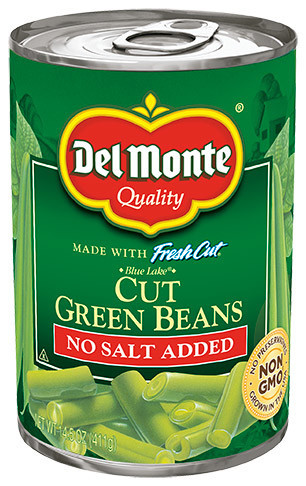 Del Monte® Cut Green Beans No Salt Added