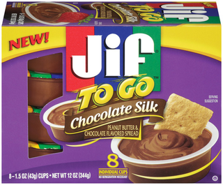 Jif® To Go™ Chocolate Silk Peanut Butter & Chocolate Flavored Spread