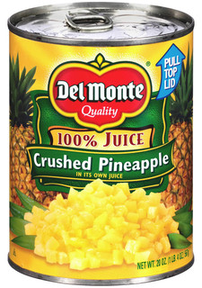 Del Monte® Pineapple Crushed in 100% Juice