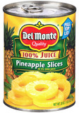 Del Monte® Pineapple Slices in 100% Juice