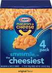 KRAFT Macaroni & Cheese Dinner - 4 Pack