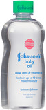 Johnson's® Aloe Vera & Vitamin E Baby Oil