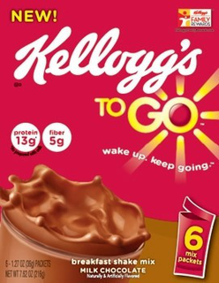 Kellogg's To Go Breakfast Shake Mix Milk Chocolate