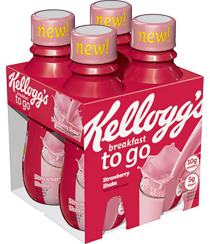 Kellogg's To Go Breakfast Shake Strawberry