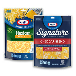 Kraft Signature and Kraft Shredded Cheese