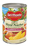 Del Monte Sliced Yellow Cling Raspberry Peaches