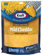 KRAFT Natural Cheese, Shredded